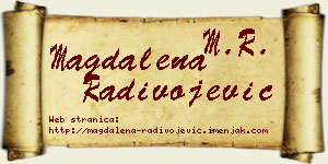 Magdalena Radivojević vizit kartica